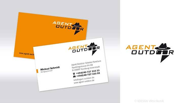 Corporate Design | Logogestaltung • Visitenkarten • Agent Outdoor