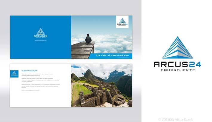 Corporate Design | Logogestaltung • Image Broschüre • Arcus24