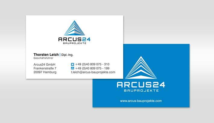 Visitenkarten Gestaltung und Druck | Arcus24